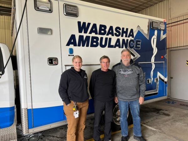 Dave Wodele With Jeff Wallerich And Ashley - City Of Wabasha
