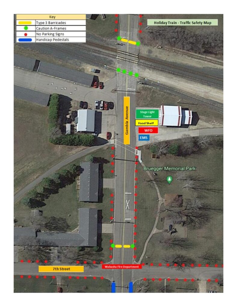 Holiday Train Traffic Safety Map 2023 1 pdf - City of Wabasha