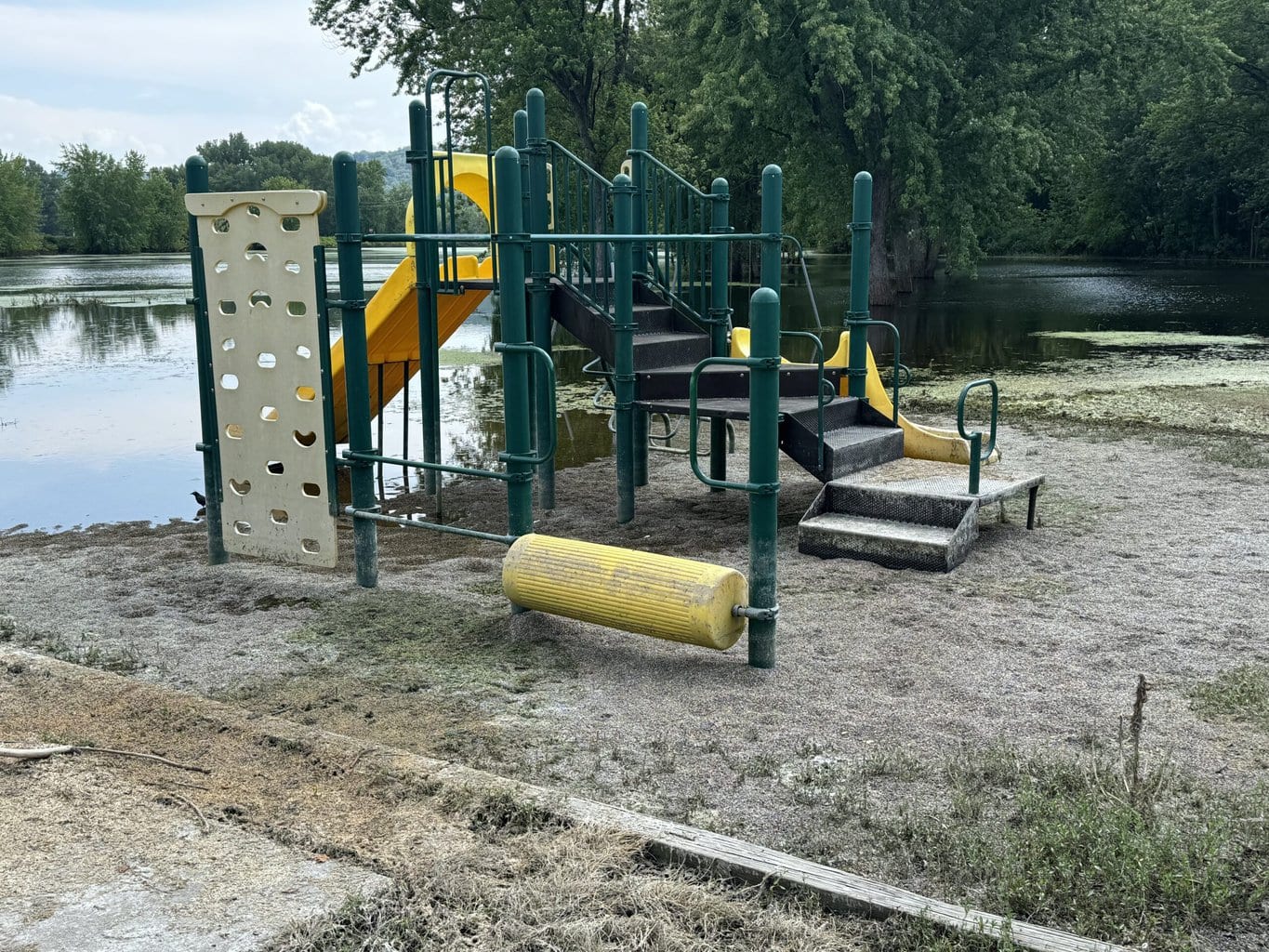 Malone Park Equipment Flooded Scaled - City Of Wabasha