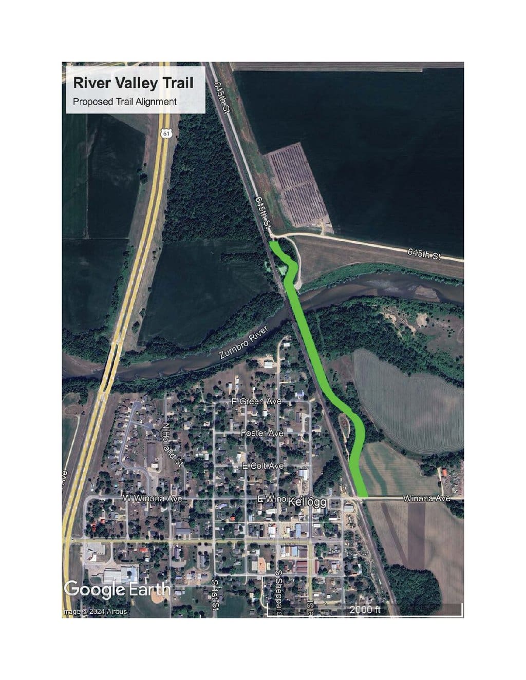 Proposed River Valley Trail Map 1 Pdf - City Of Wabasha