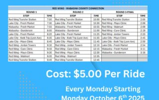 Wabasha County Connection Flyer - City Of Wabasha