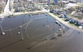Athletic Field Underwater 2 - City Of Wabasha